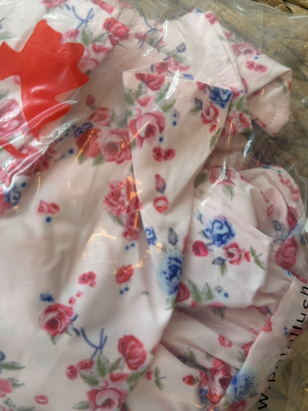 Petallush Pink Floral Smocked Midi Dress XL NWT - Picture 9 of 10